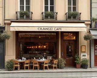 Aussenansicht des Café Alpenblick